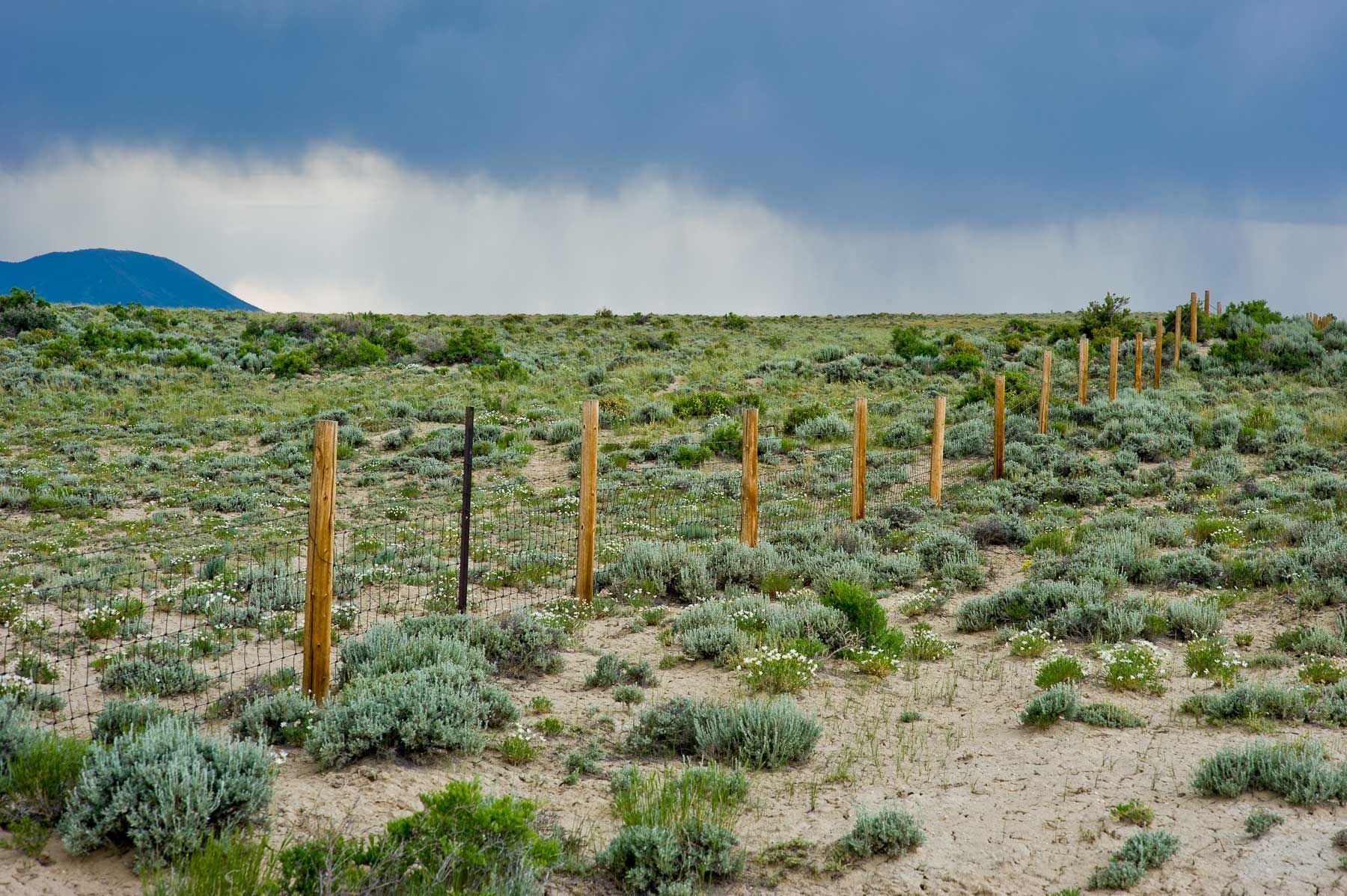Summer Storm and Sagebrush Wyoming