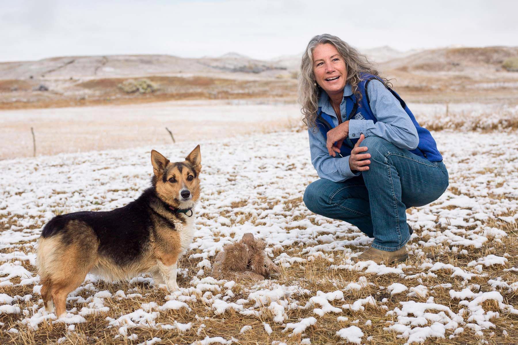 Lynn Reeves, Jentel Artist Residency Program with Josie, the True Star of Jentel