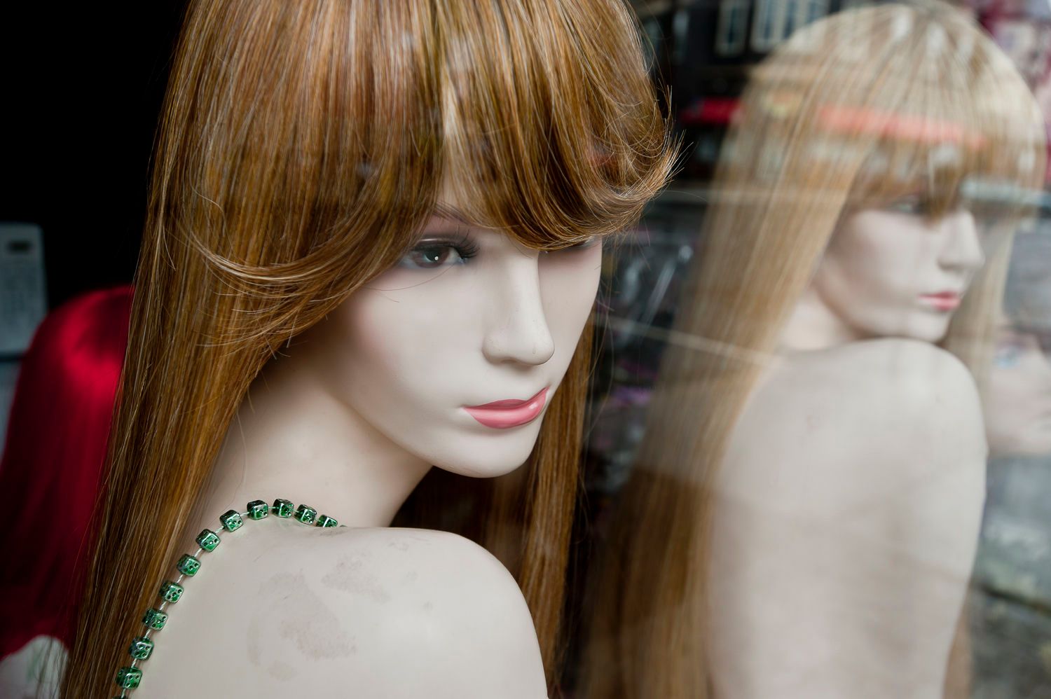 Female Mannequins in Store Window
