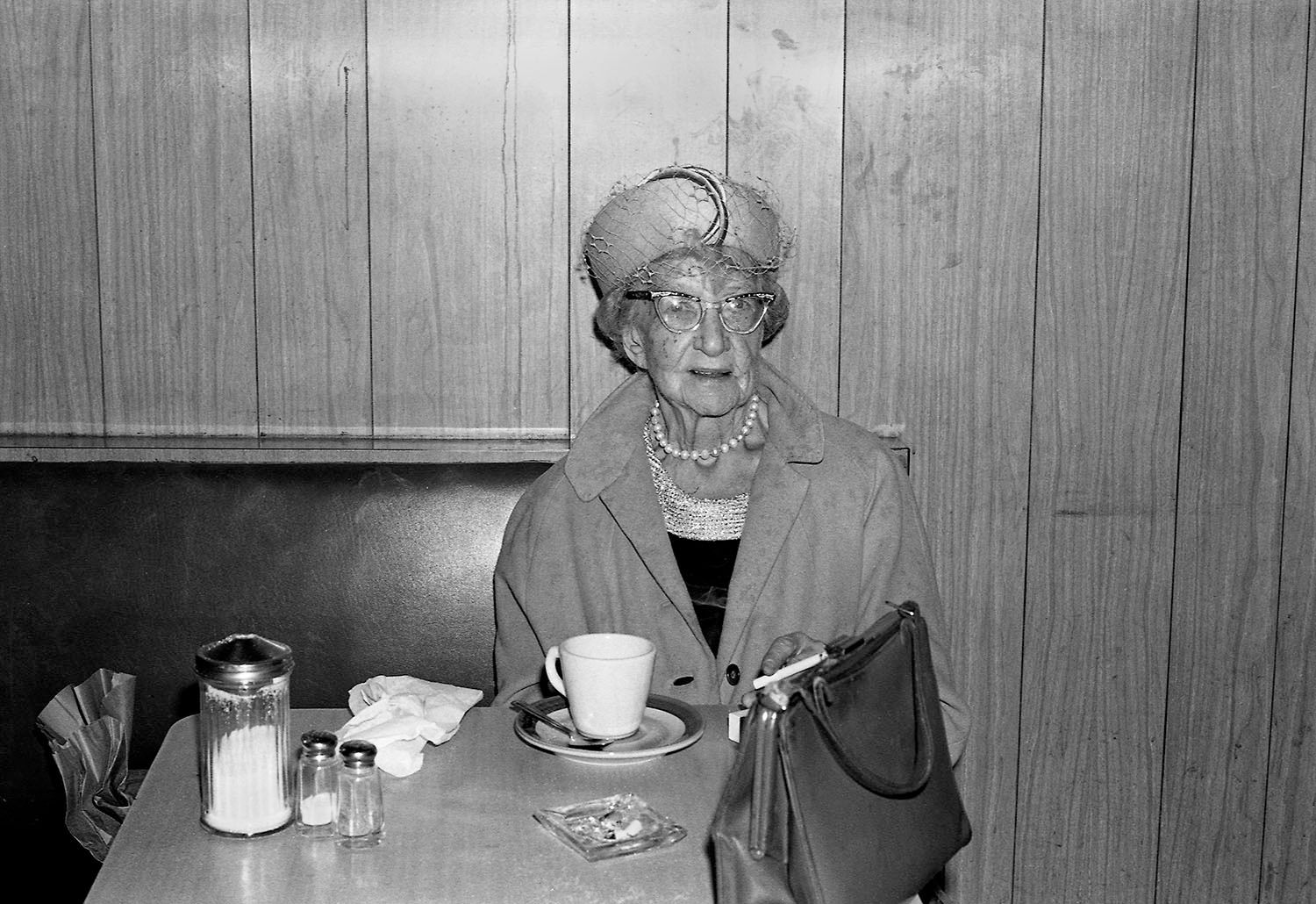 Woman with Cigarette and Coffee 1975 