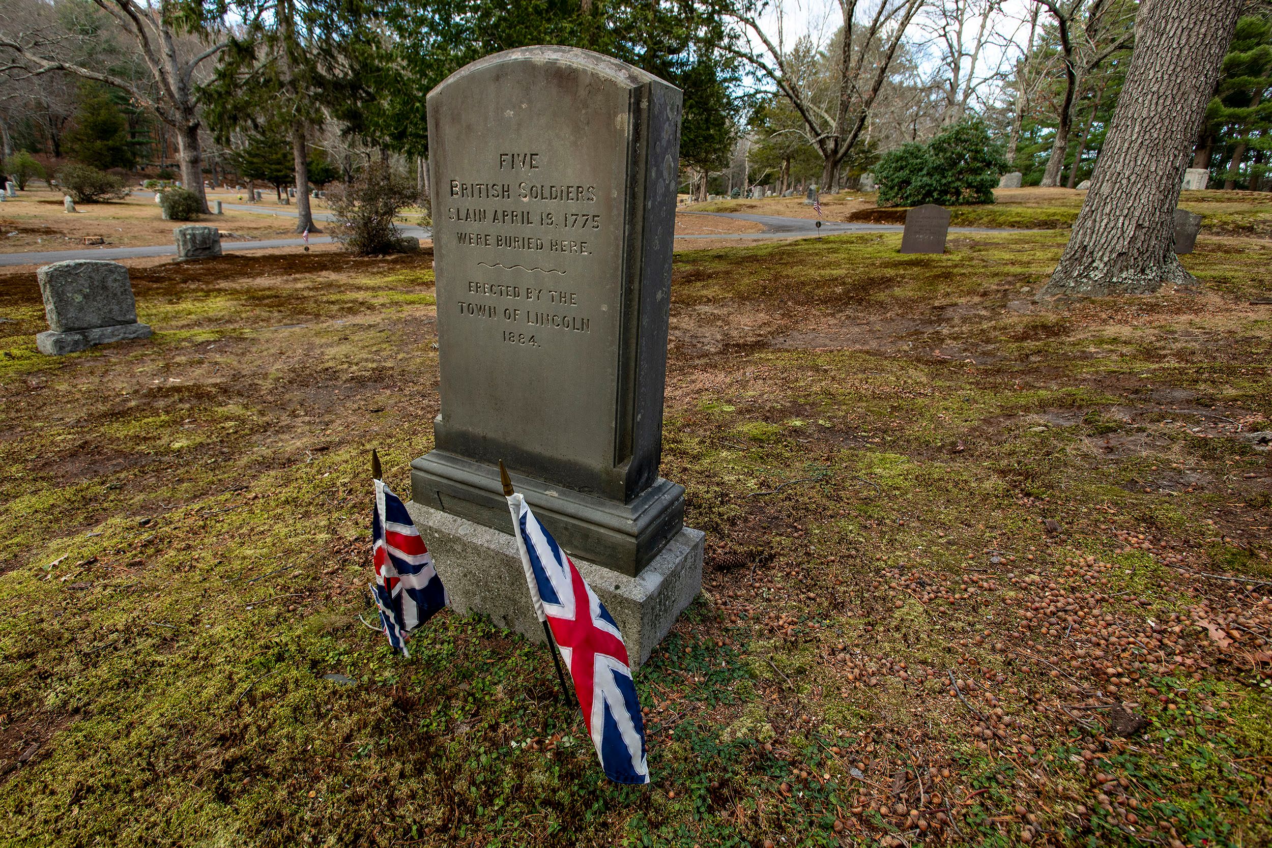 Headstone for Dead British Soldiers