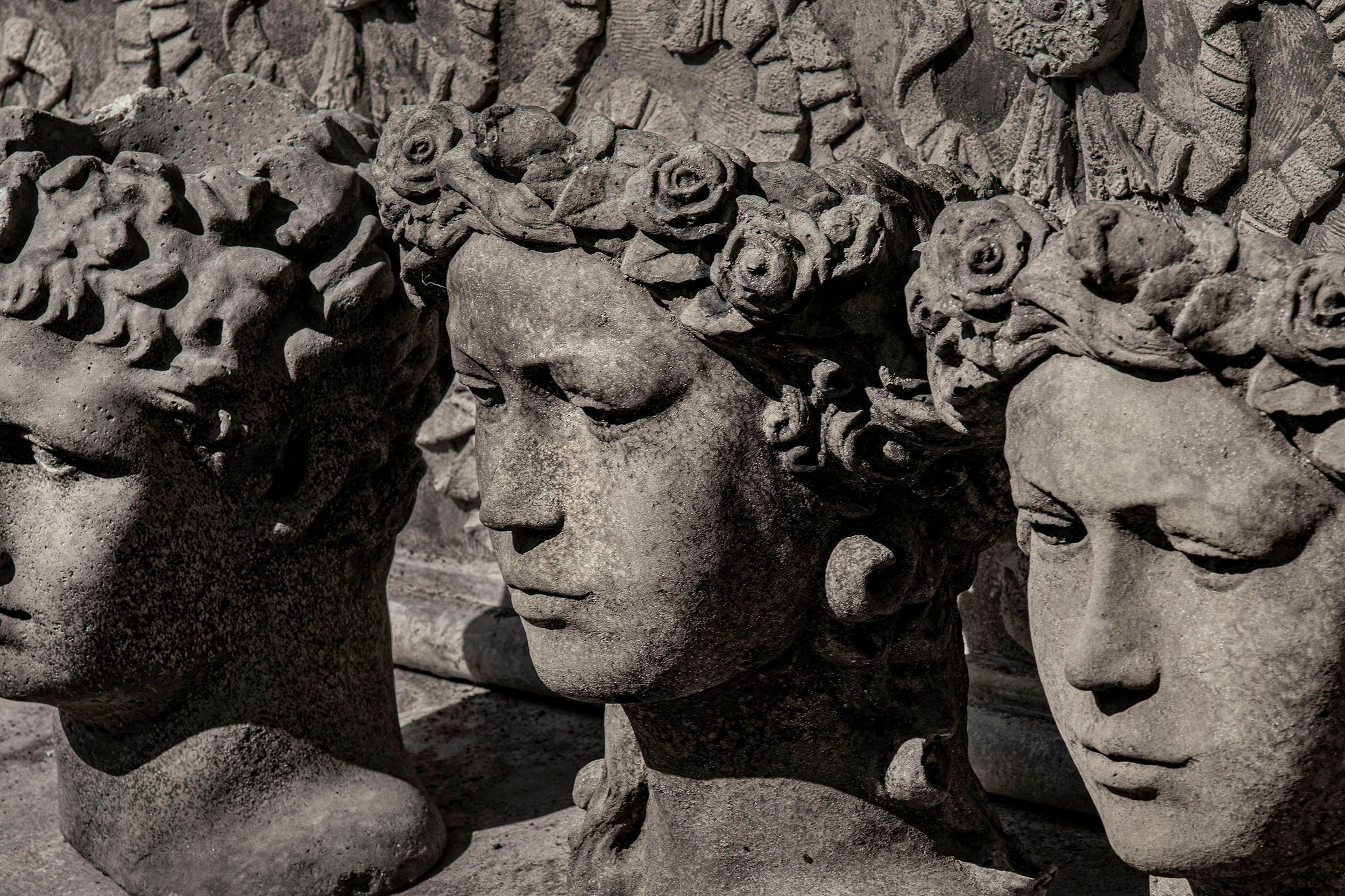 Garden statues for sale.  Bizarroland