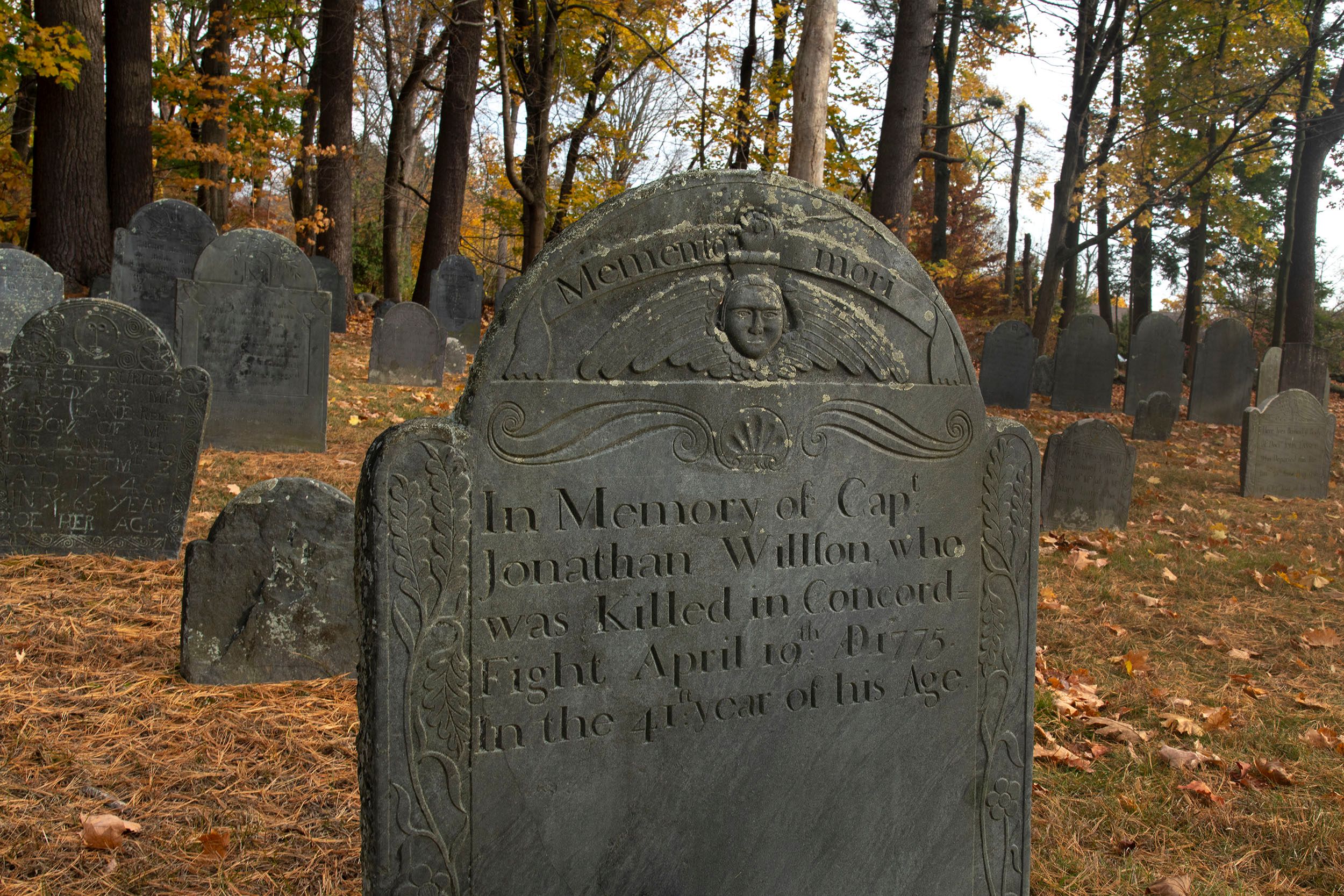 Headstone for Captain Willfon