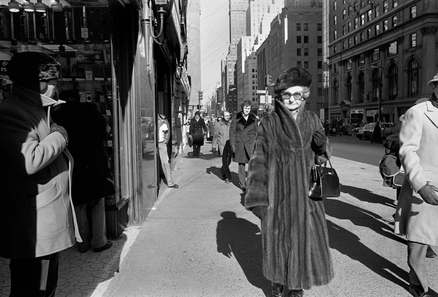 People Walking in NYC , 1970's