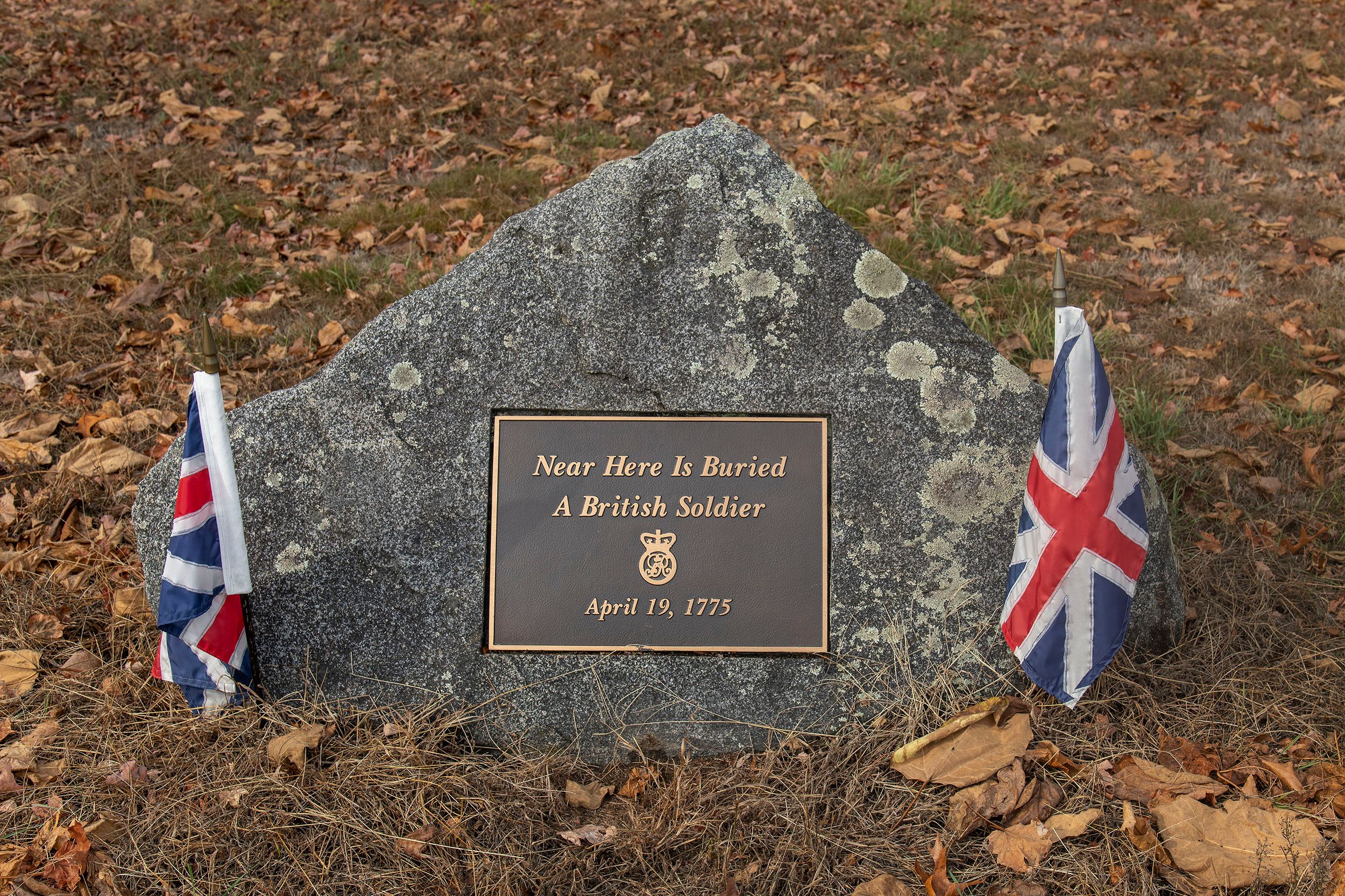 Headstone for Killed British Troops