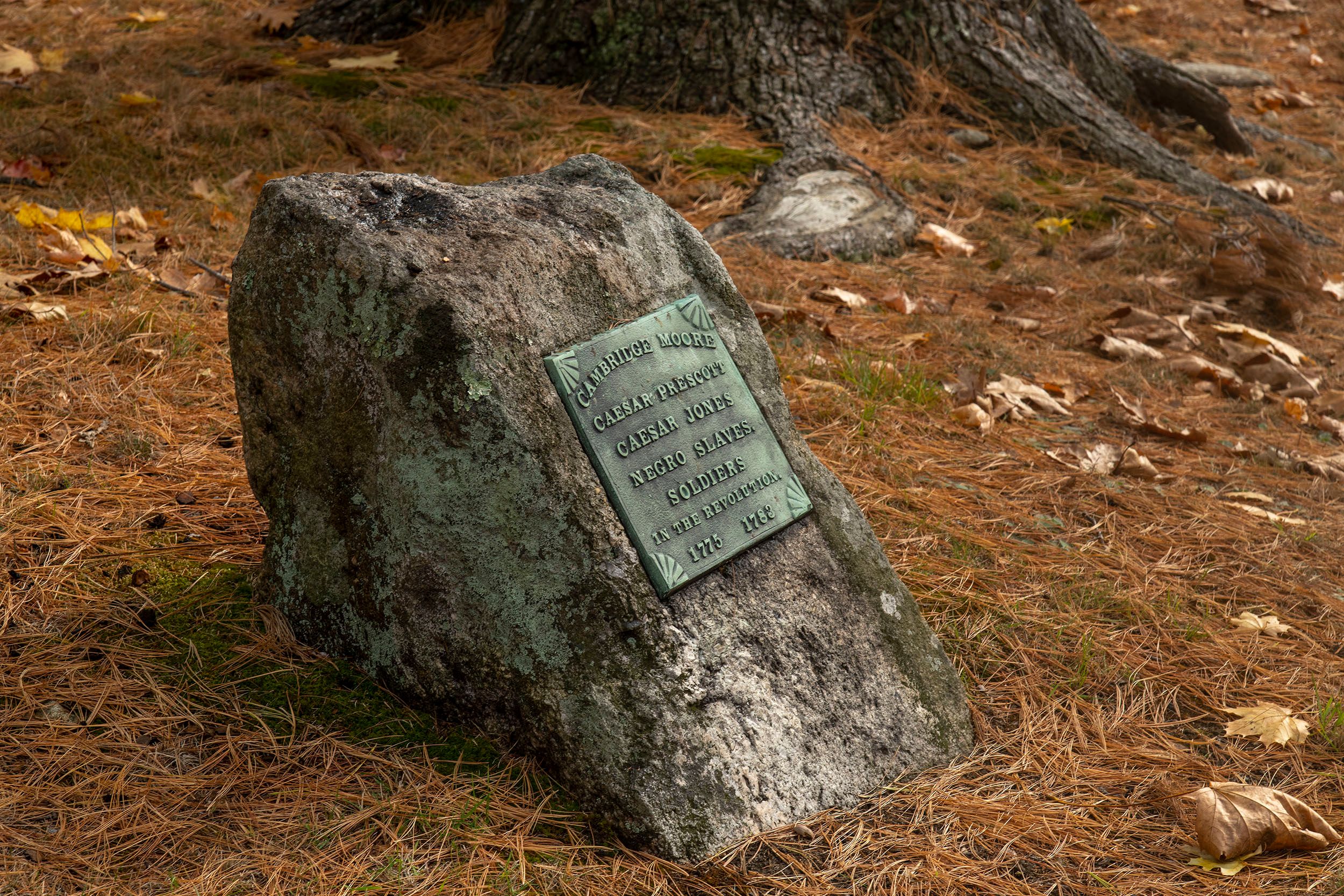 Headstone for Negro Slave Soldiers