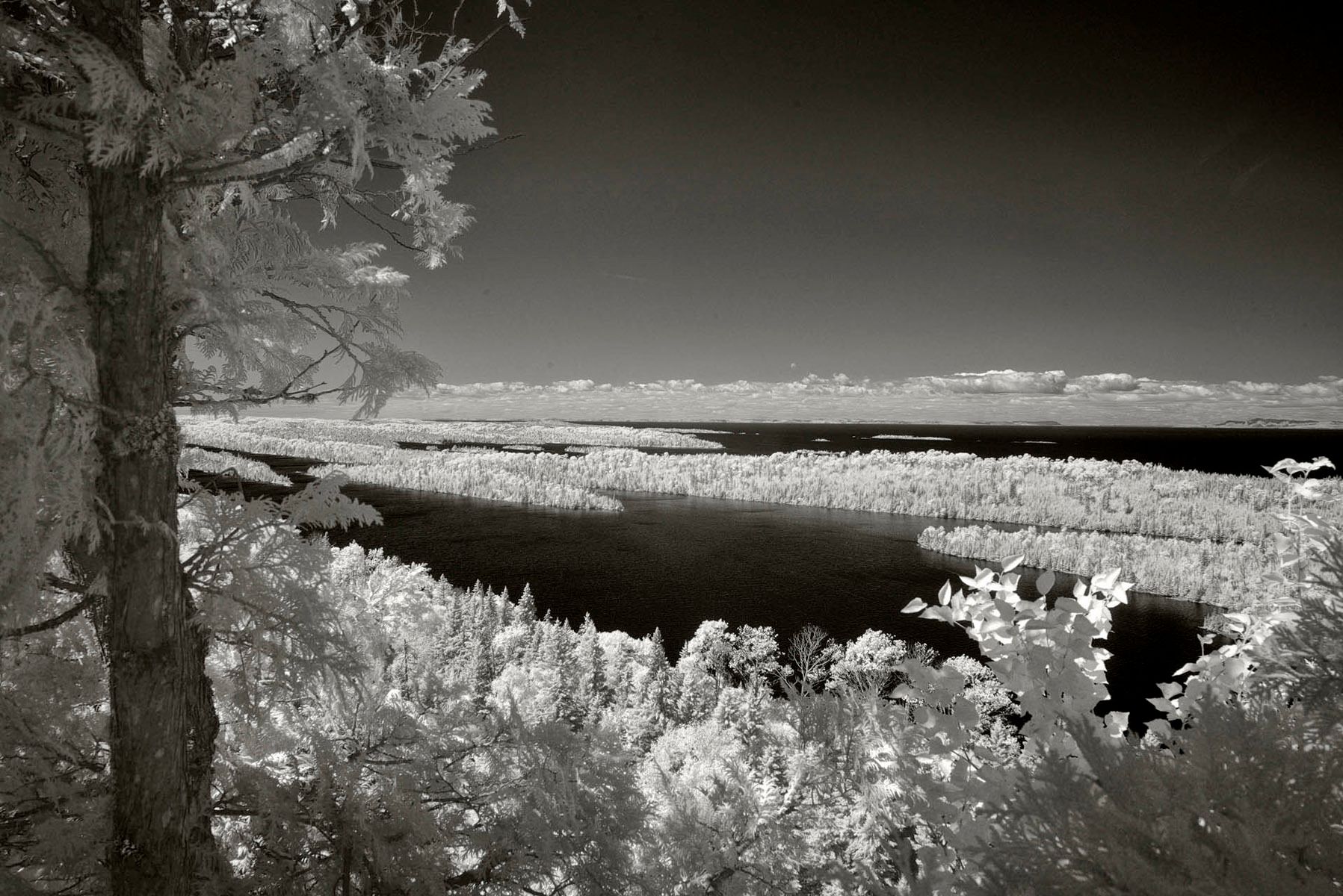 Amygdaloid Island from Mount Franklin