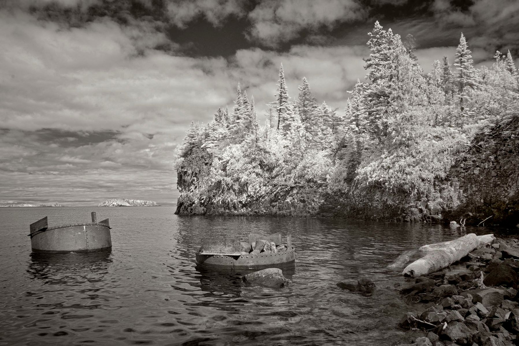 Mouth of Tobin Harbor