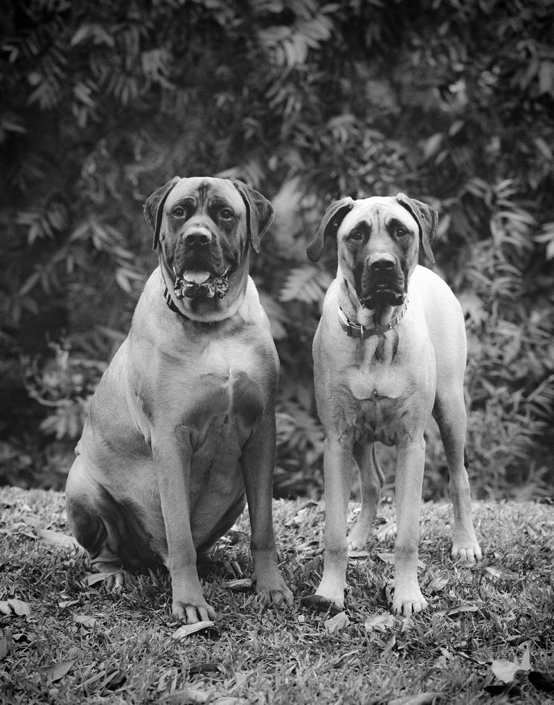 English Mastiff dog portrait