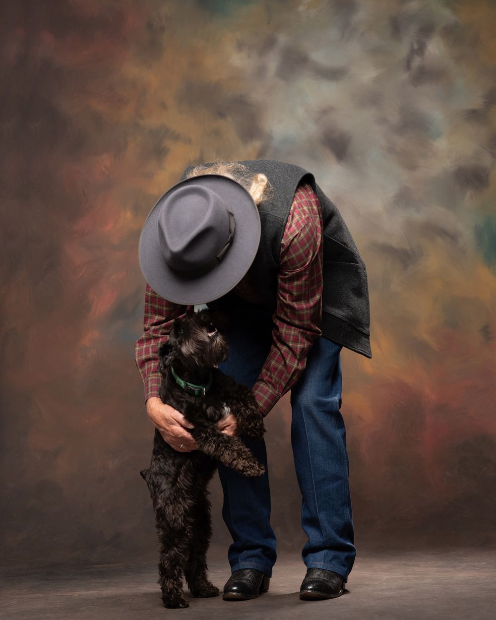 A man and his dog