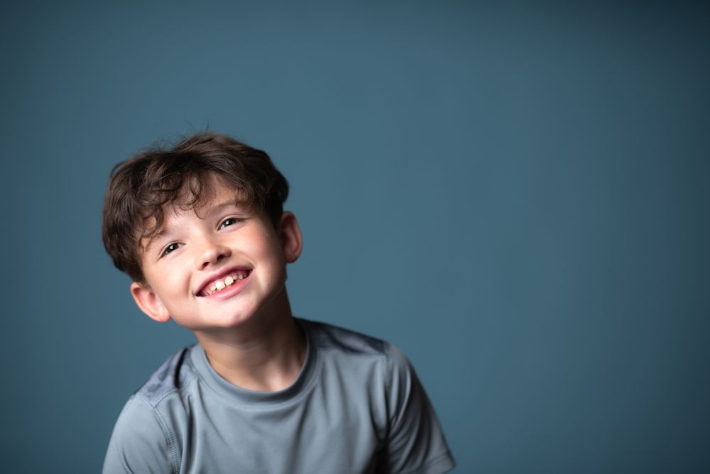 Child studio portrait