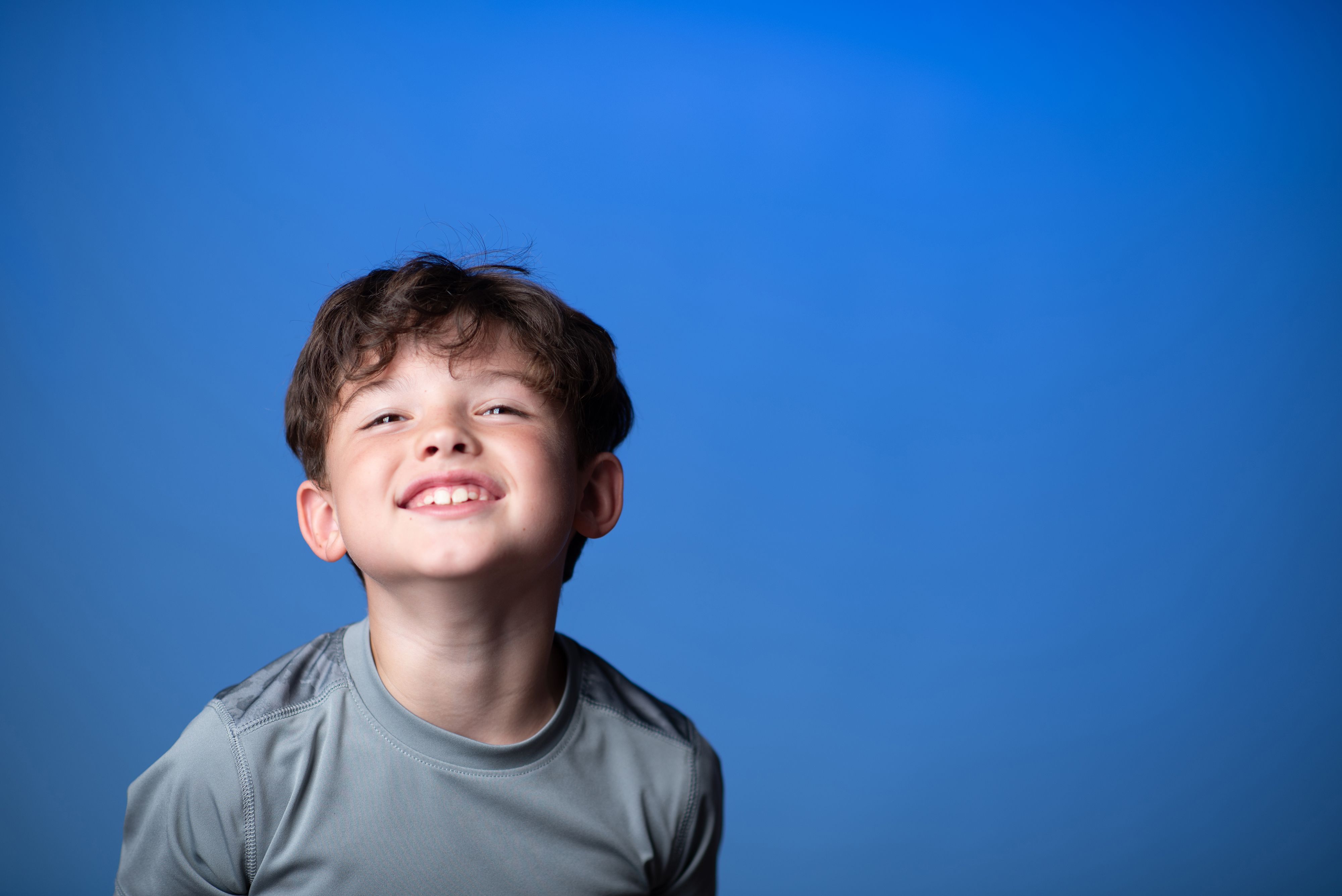 a portrait of a young boy