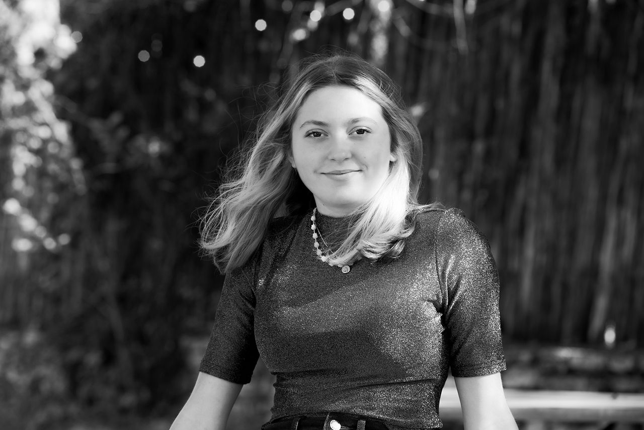 Outdoor portrait of a young girl