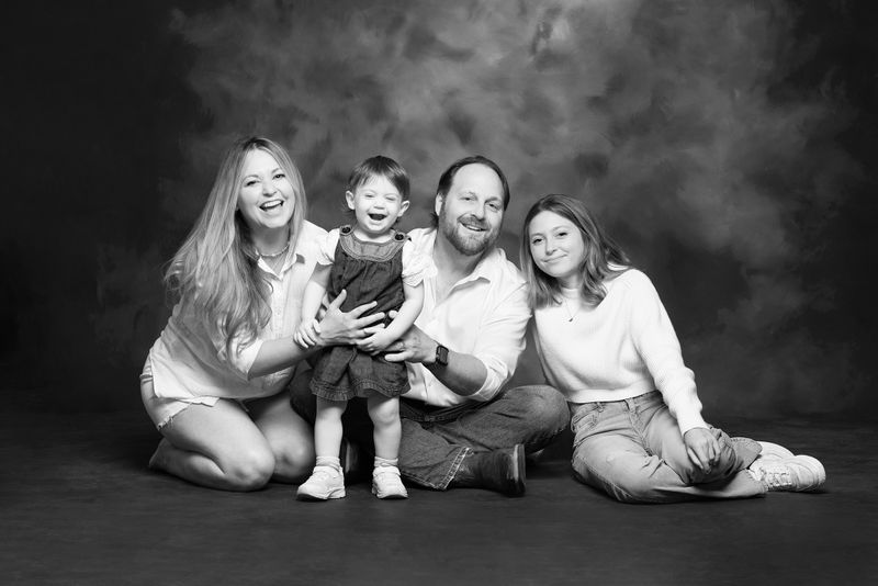studio family portrait