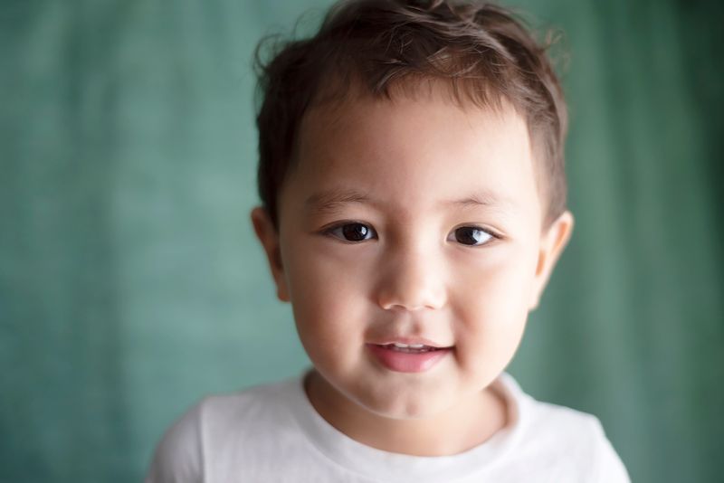 child studio portrait