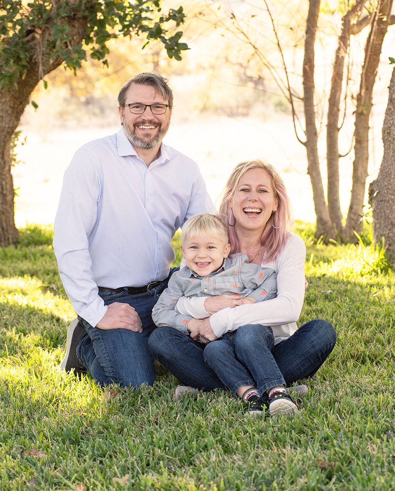 outdoor family portrait