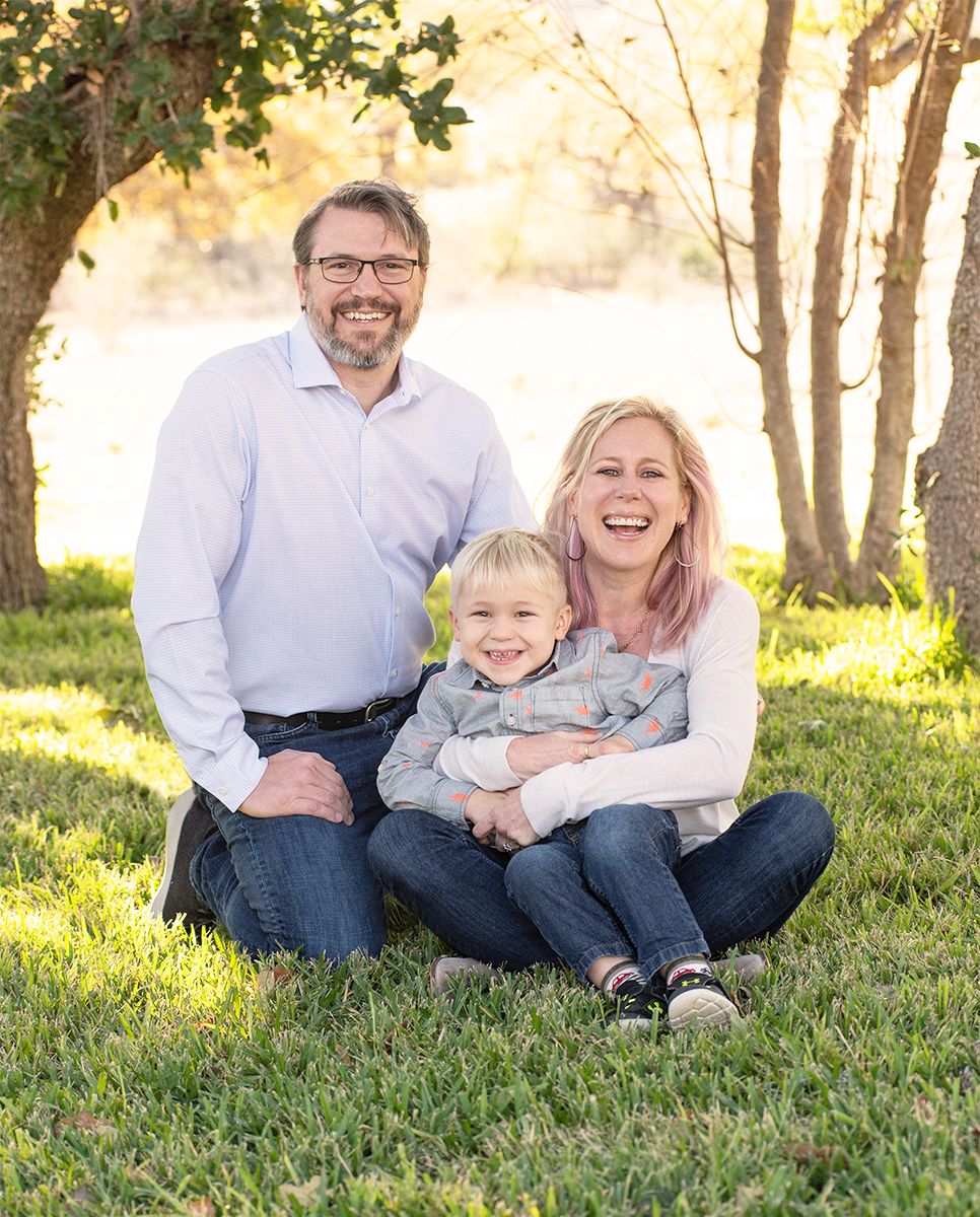 outdoor family portrait