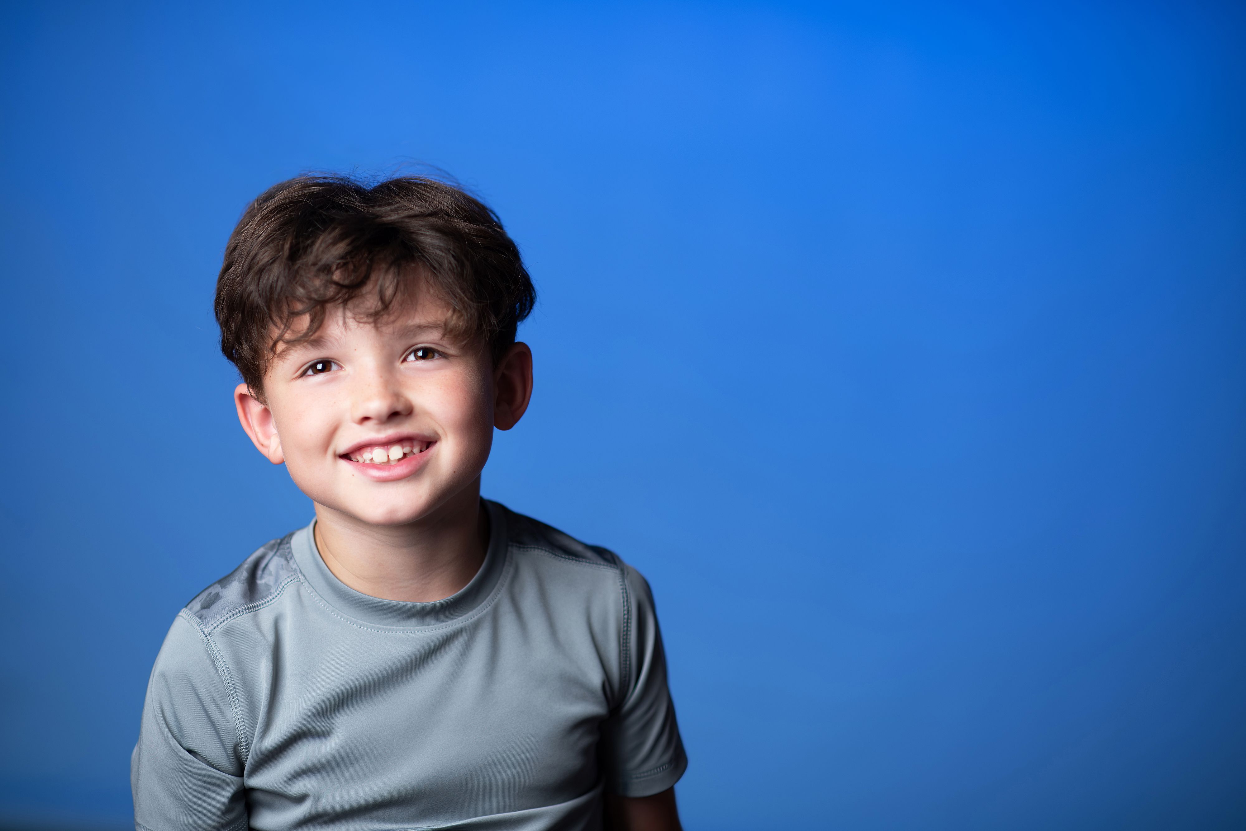 a portrait of a young boy