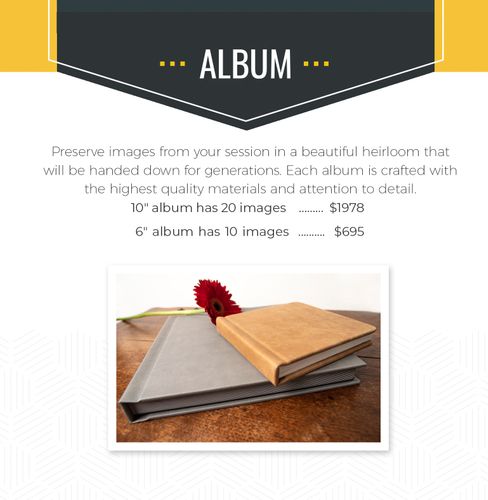 beautiful heirloom album