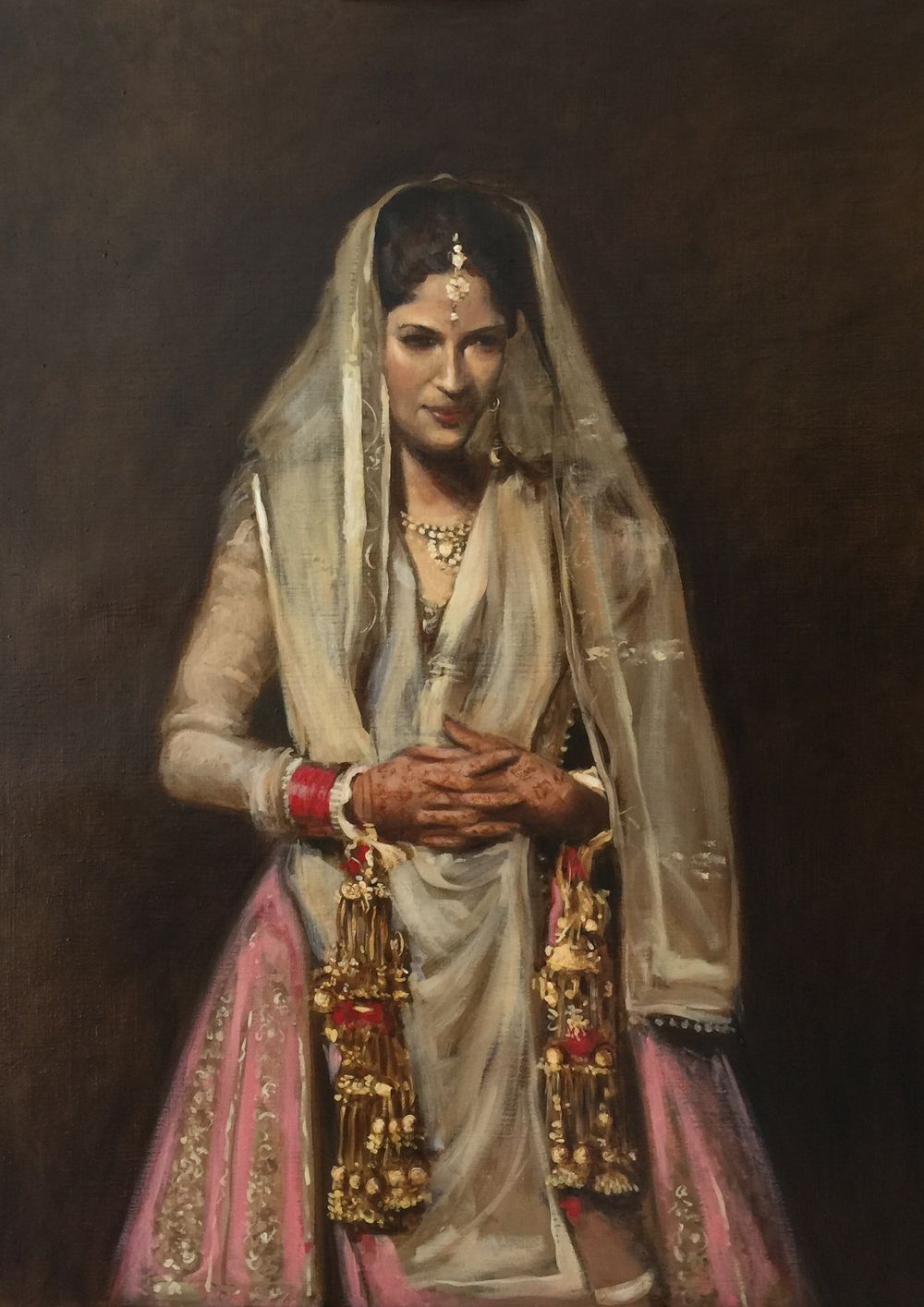 Oil on Linen Nivedita, Private Collection