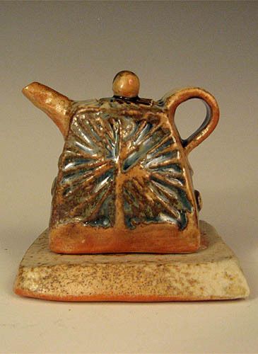 Shino Teapot with Base