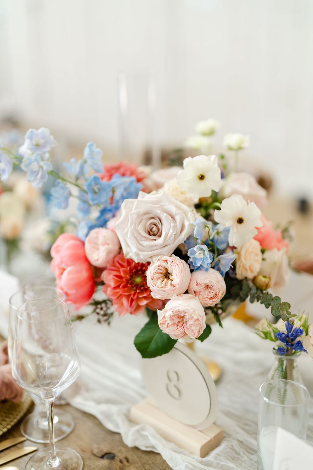 Wedding Flower Centerpiece Detail