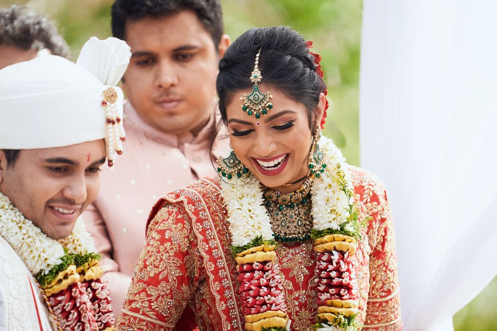 Bride during ceremony