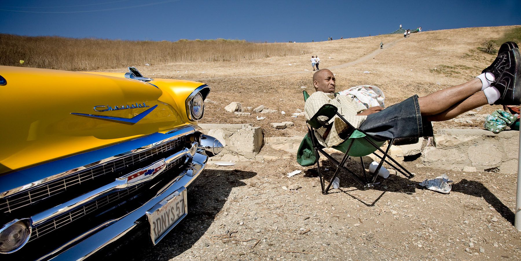 At the Rare Breed party in San Pedro, CA. Chillin, San Pedro, CA