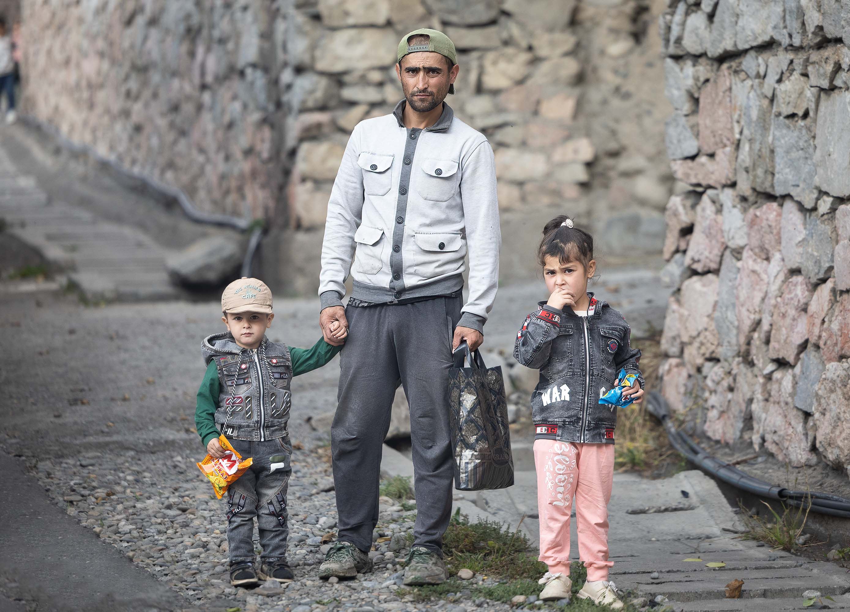 family, Pamir mountains