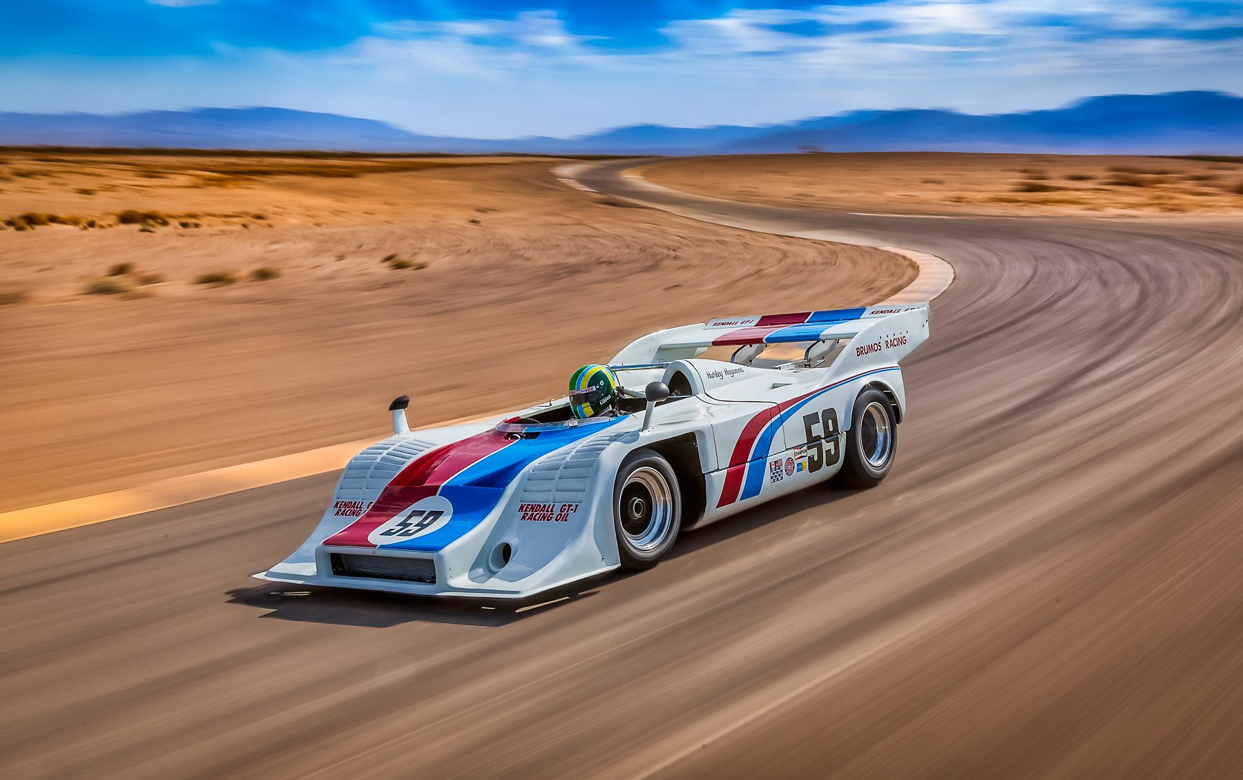 Porsche 917-10-007 Brumos, Patrick Long driving