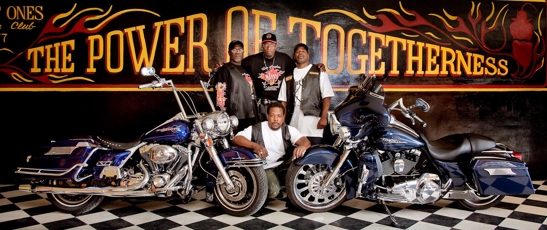 In the Defiant Ones clubhouse, south-central LA Nate-Dog & friends