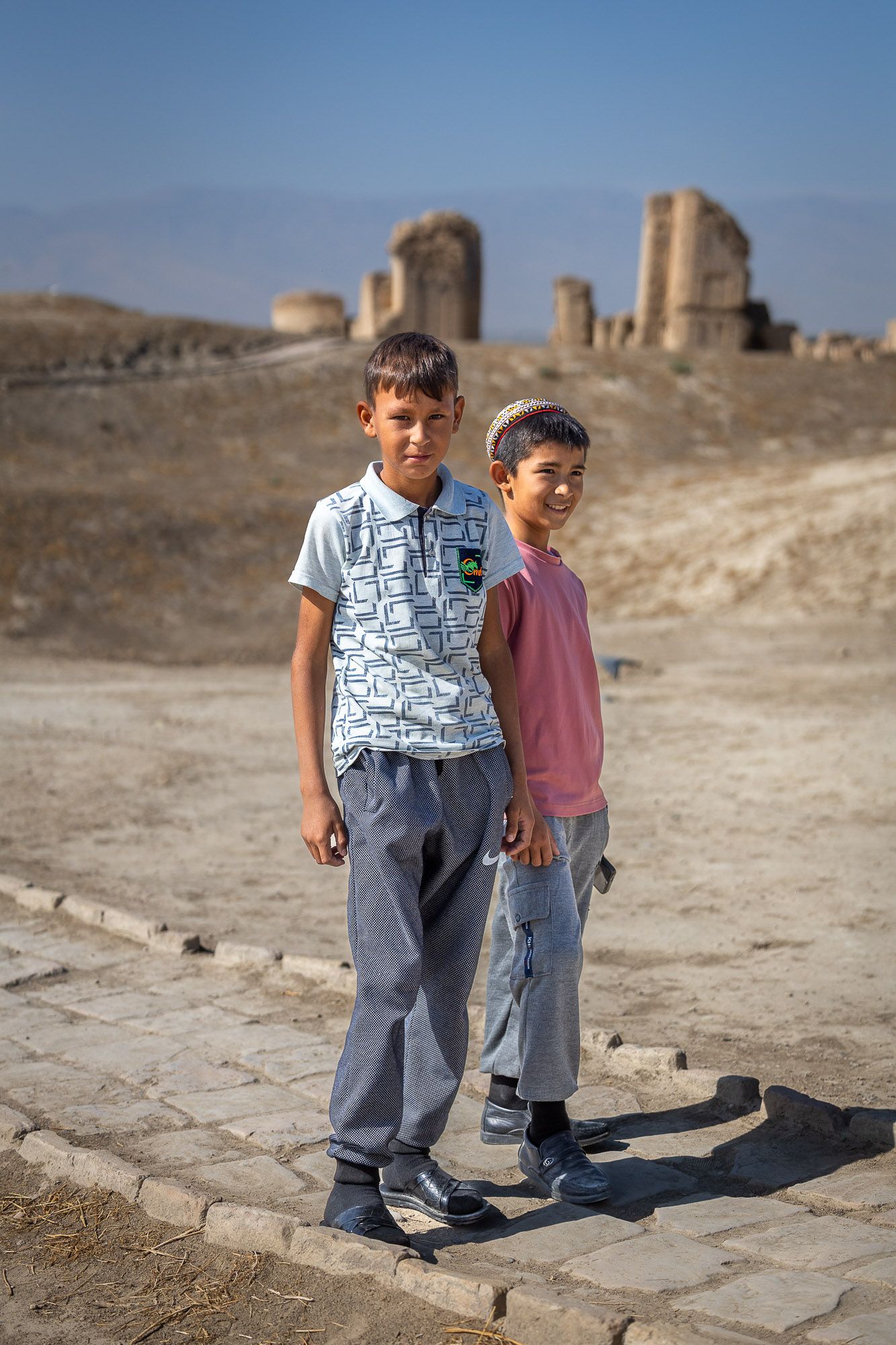 young lads, Turkmenistan