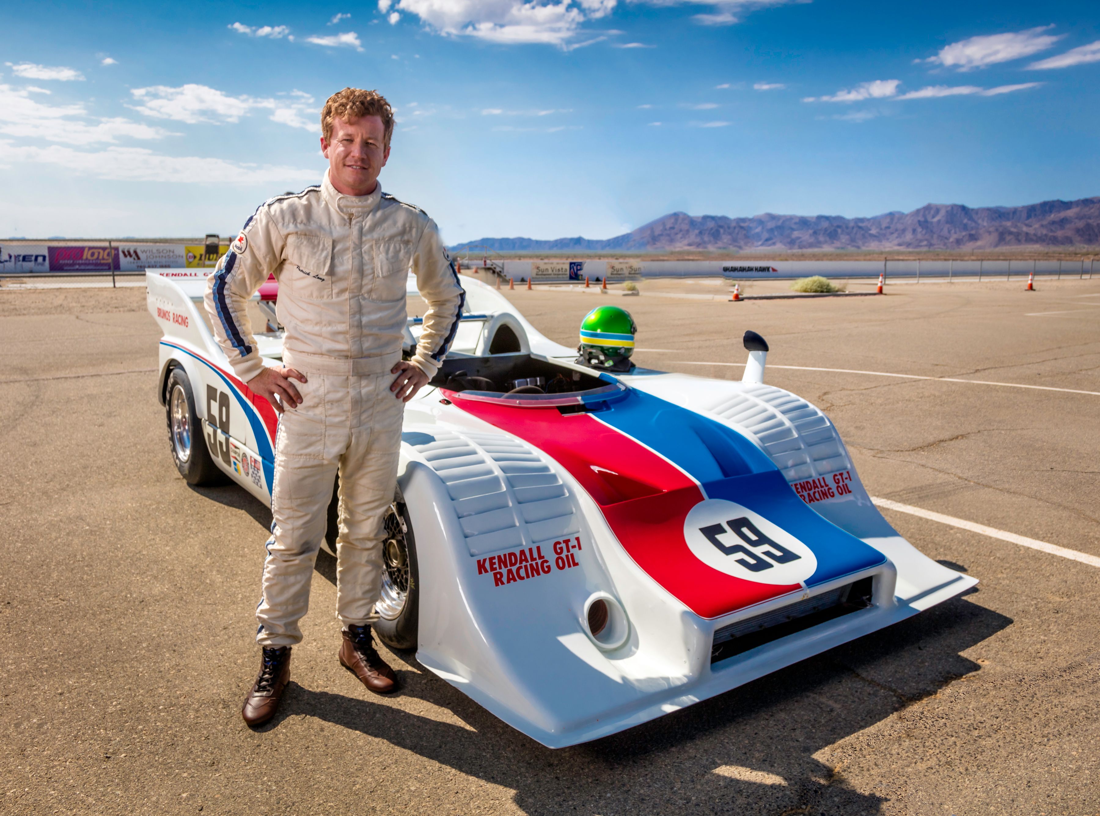 Patrick Long with Porsche 917-10-007 Brumos
