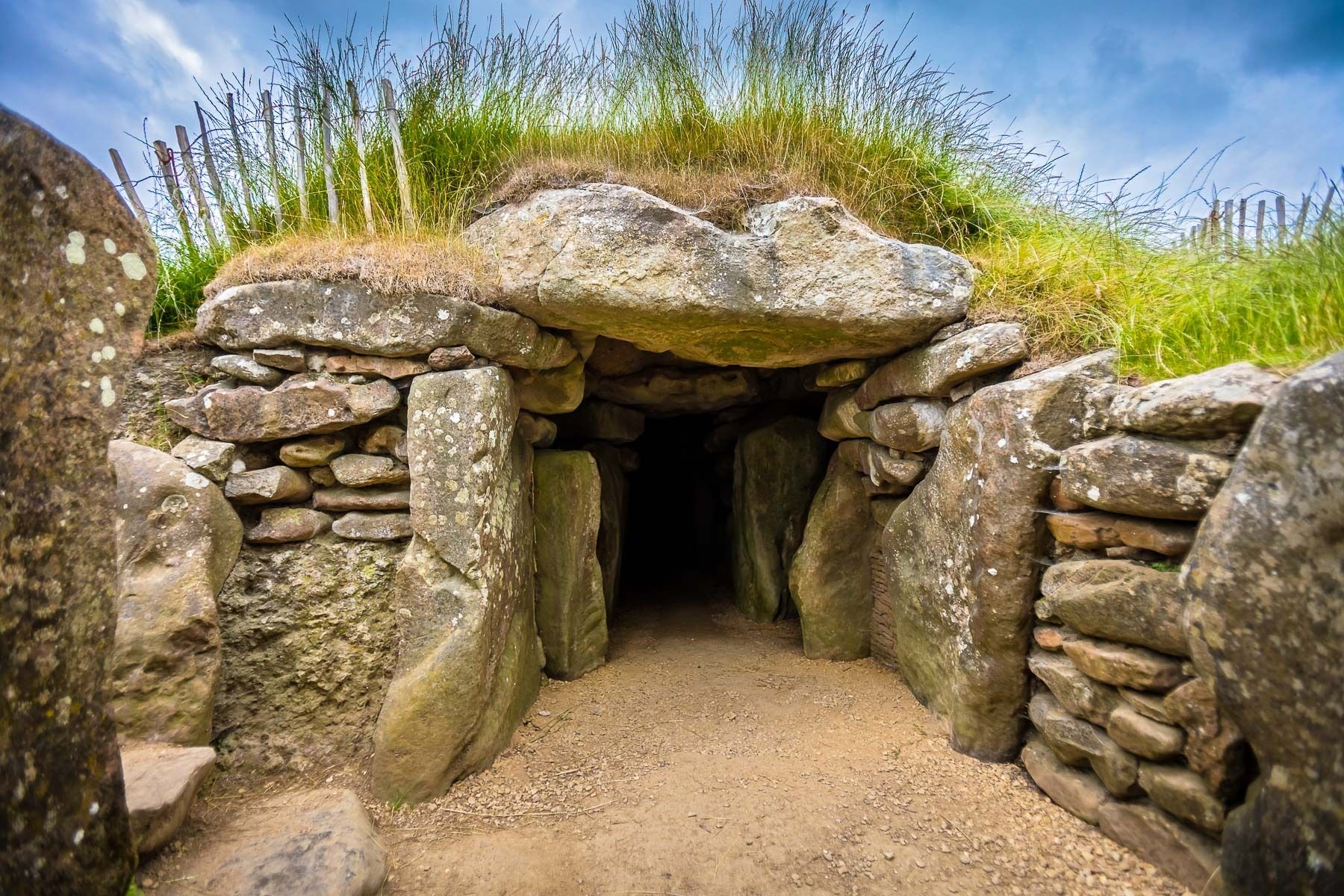 West Kennet Long Barrow, Wiltshire, UK
