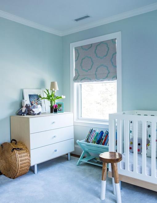 Modern baby nursery