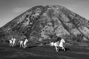 Horsemen and Bromo Mt
