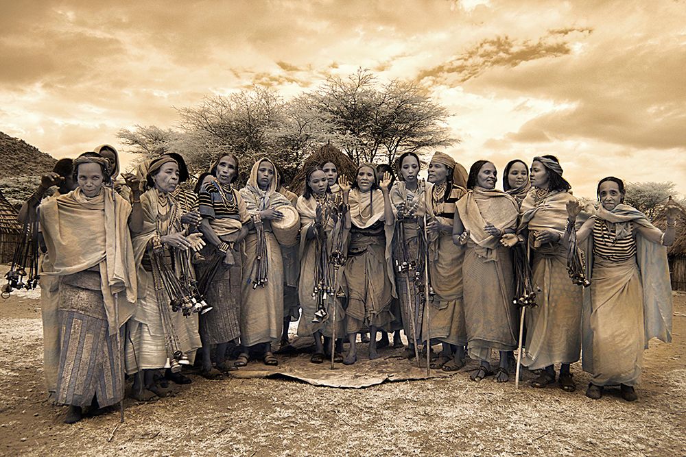 Borana Tribe woman singing