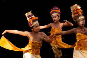 Three Festival Girls