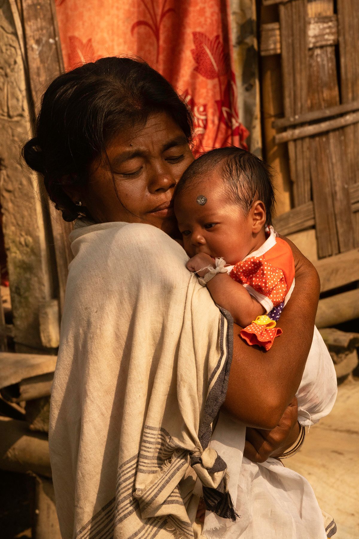 Majuli Mom and infant