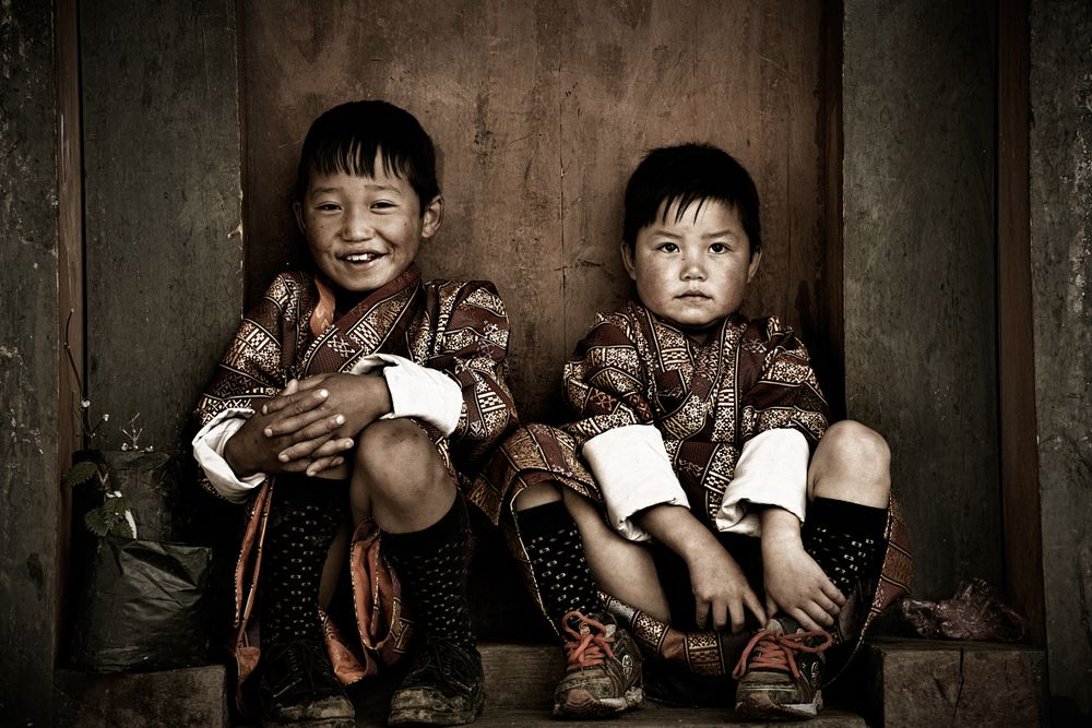 bhutan children photos