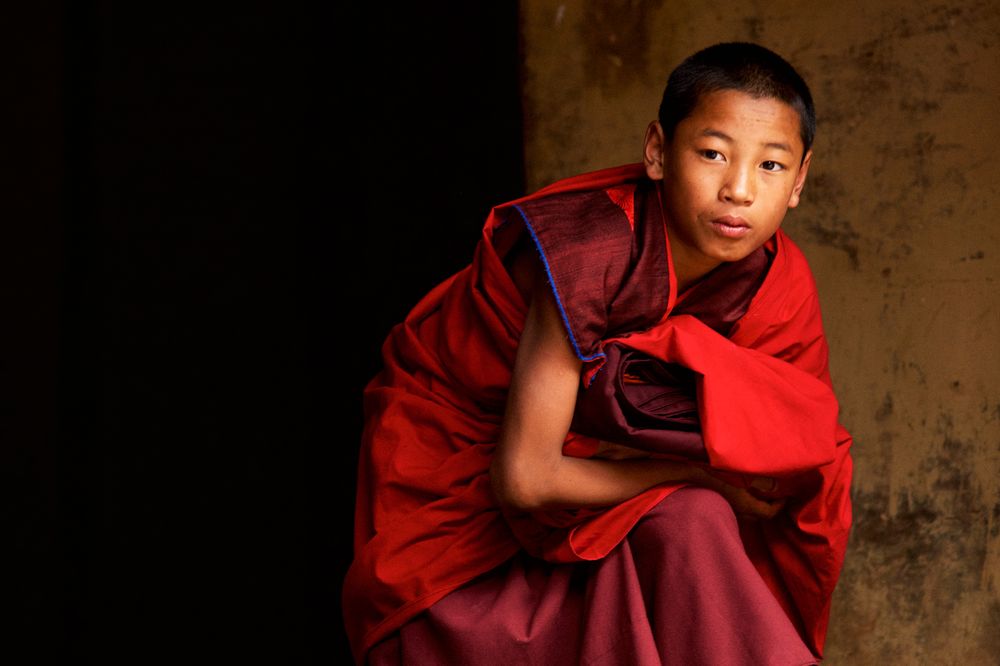 Young monk