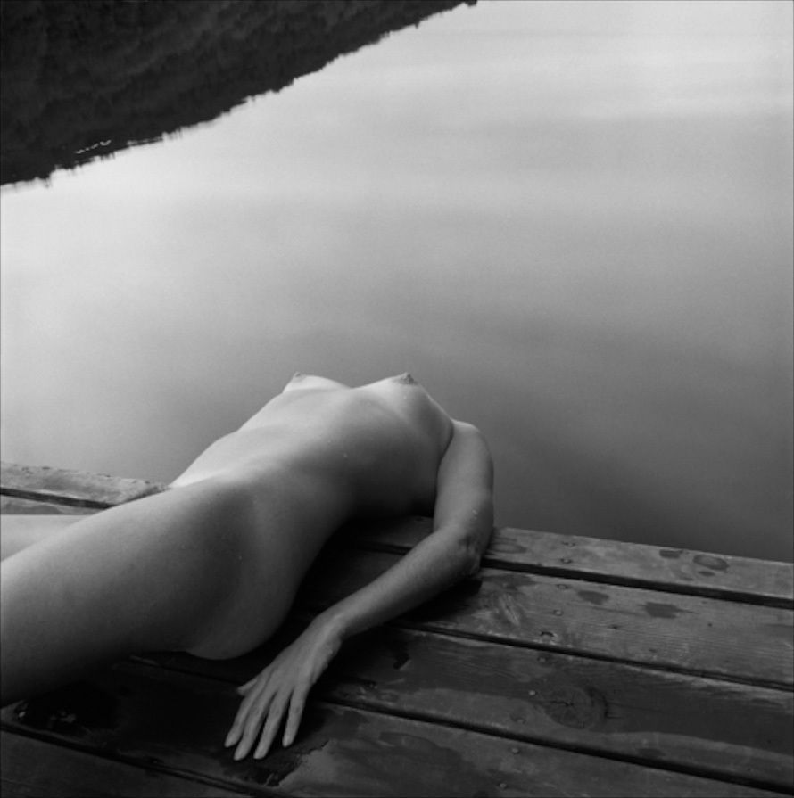 black and white nude art
