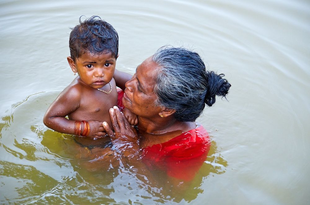 Child with Grandma