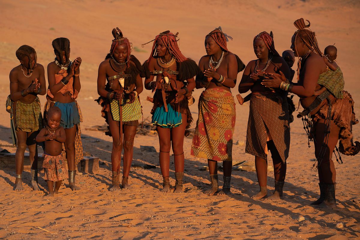 Himba Tribe Of Namibia Nancy Ney