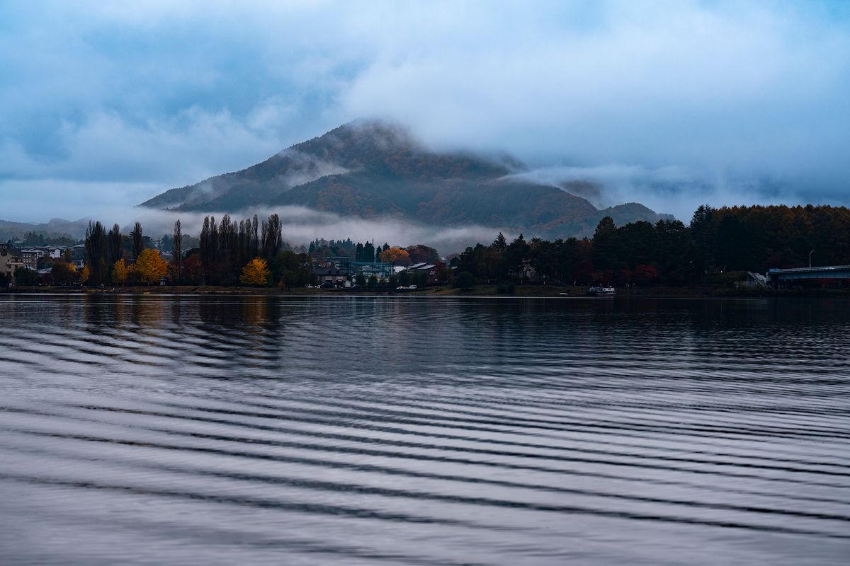 Lakeside Mt Fuji Fog