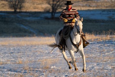 Cowboy riding
