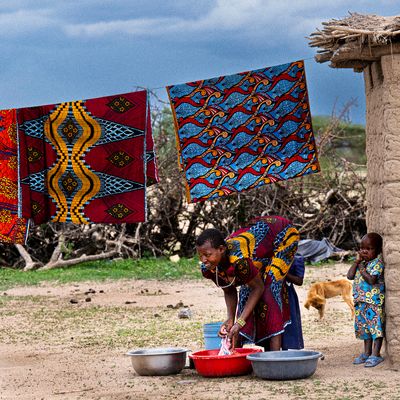 Sukuma village Washing up
