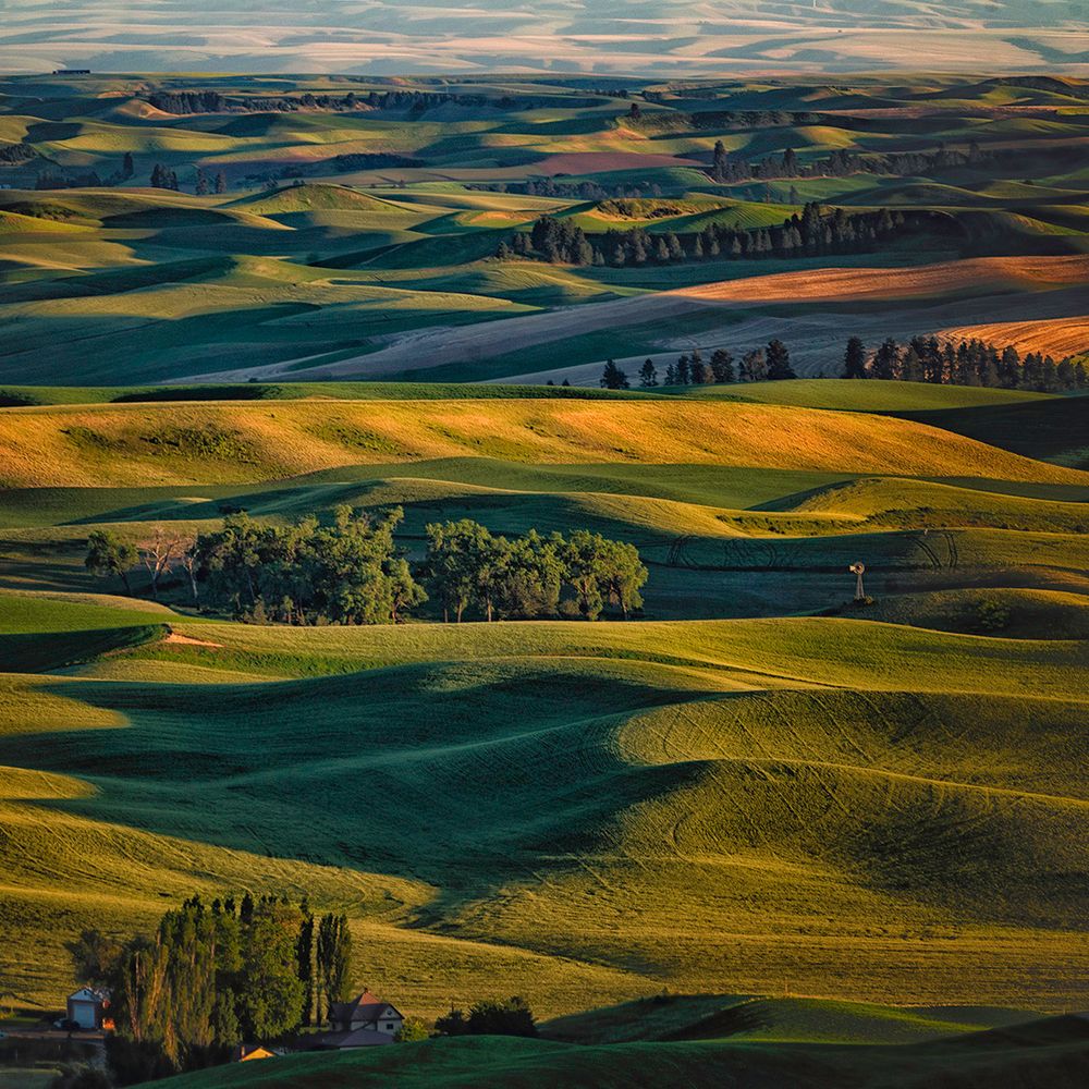 Old Barns and Rolling Fields