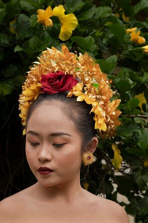 Beauty with yellow flowers.jpg