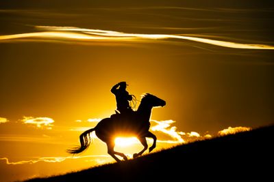Silhouette rider 